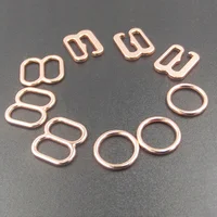 

Lingerie making bra accessories strap adjuster ring and slider Figure 0 & 8&9 clip