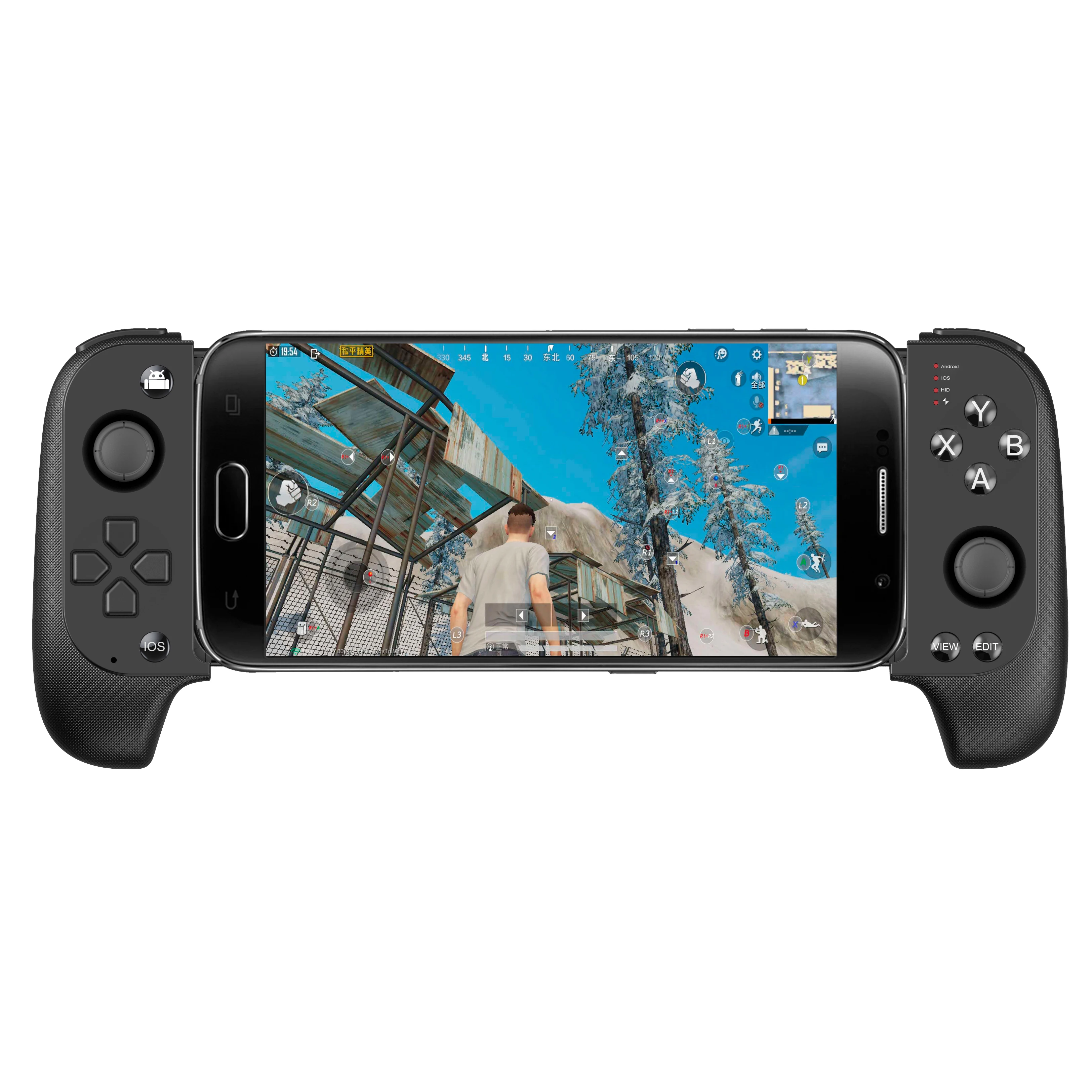 
Saitake mobile puge gamepad android bluetooth joypad for Android/IOS cellphone wireless bluetooth game controller for PUBG Games 