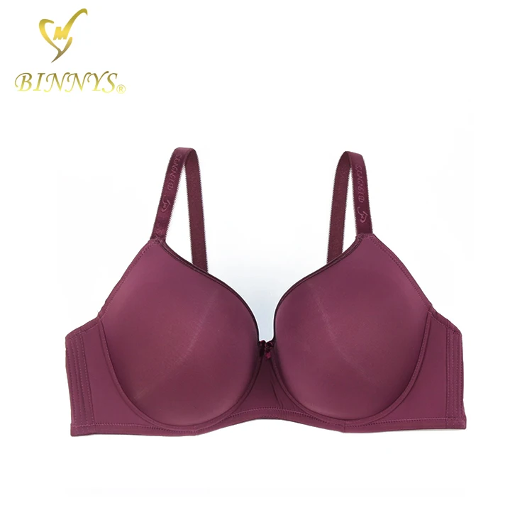 

BINNYS Guangzhou wholesale new design comfortable Back Closure 46E bra cup for plus size women bra