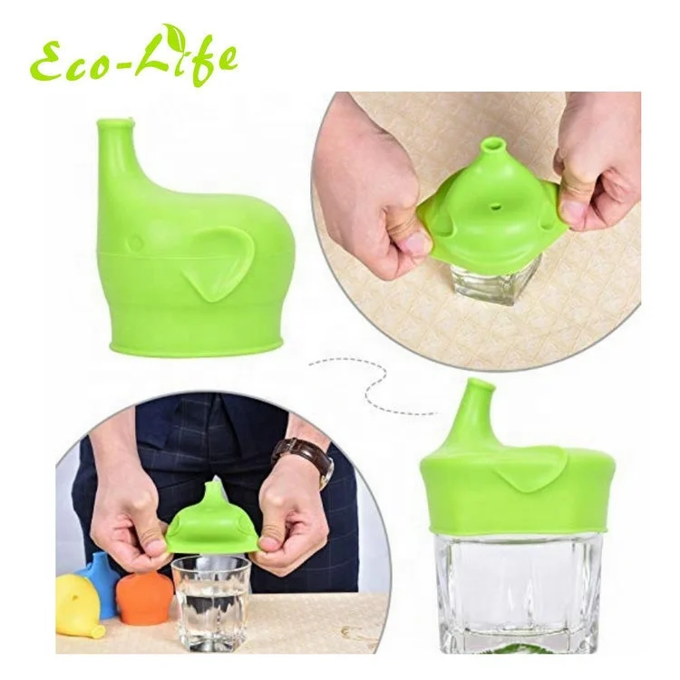 

Spill Proof Silicone Sippy Cup Lids for Kids most Cups and Bottles