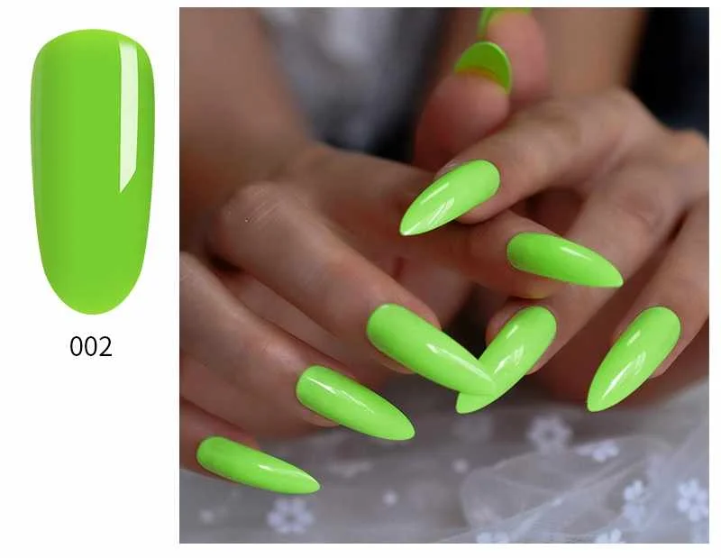 

MRO Free sample uv led gel nail polish 3 step gel product summer in stock neon colors