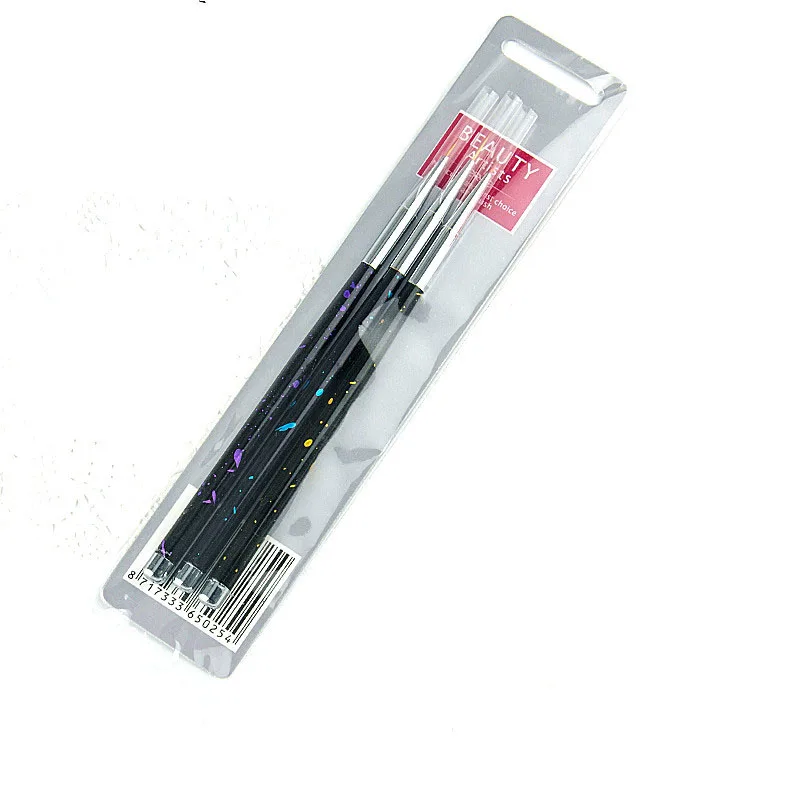 

2021 New Product 3PCS Metal Paint Brush Pen Nail Art, Colors