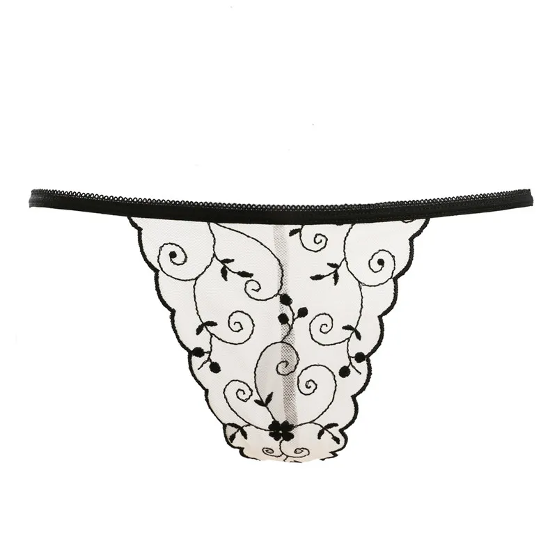 Sexy Embroidered Cheaper Lace G String T Back Thongs Panties Lingerie ...