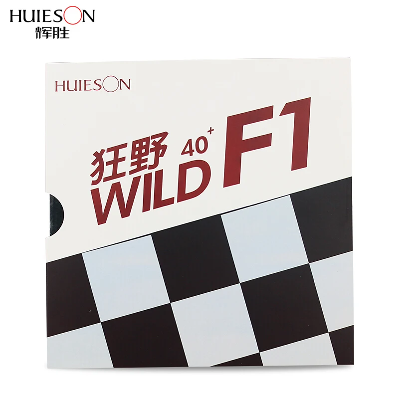 

Huieson Wild F1 pingpong rubber for pingpong bat pimple in loop attack table tennis rubber, Red/black