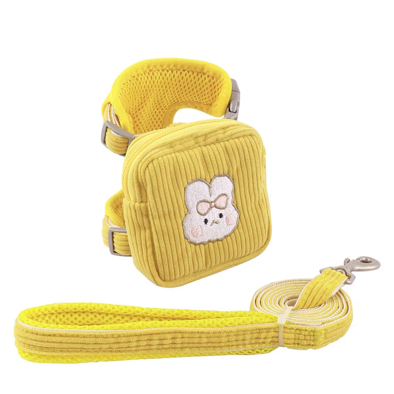 

Manufacturer Wholesale Dog Vest Backpack Leash Cord Chest Harness