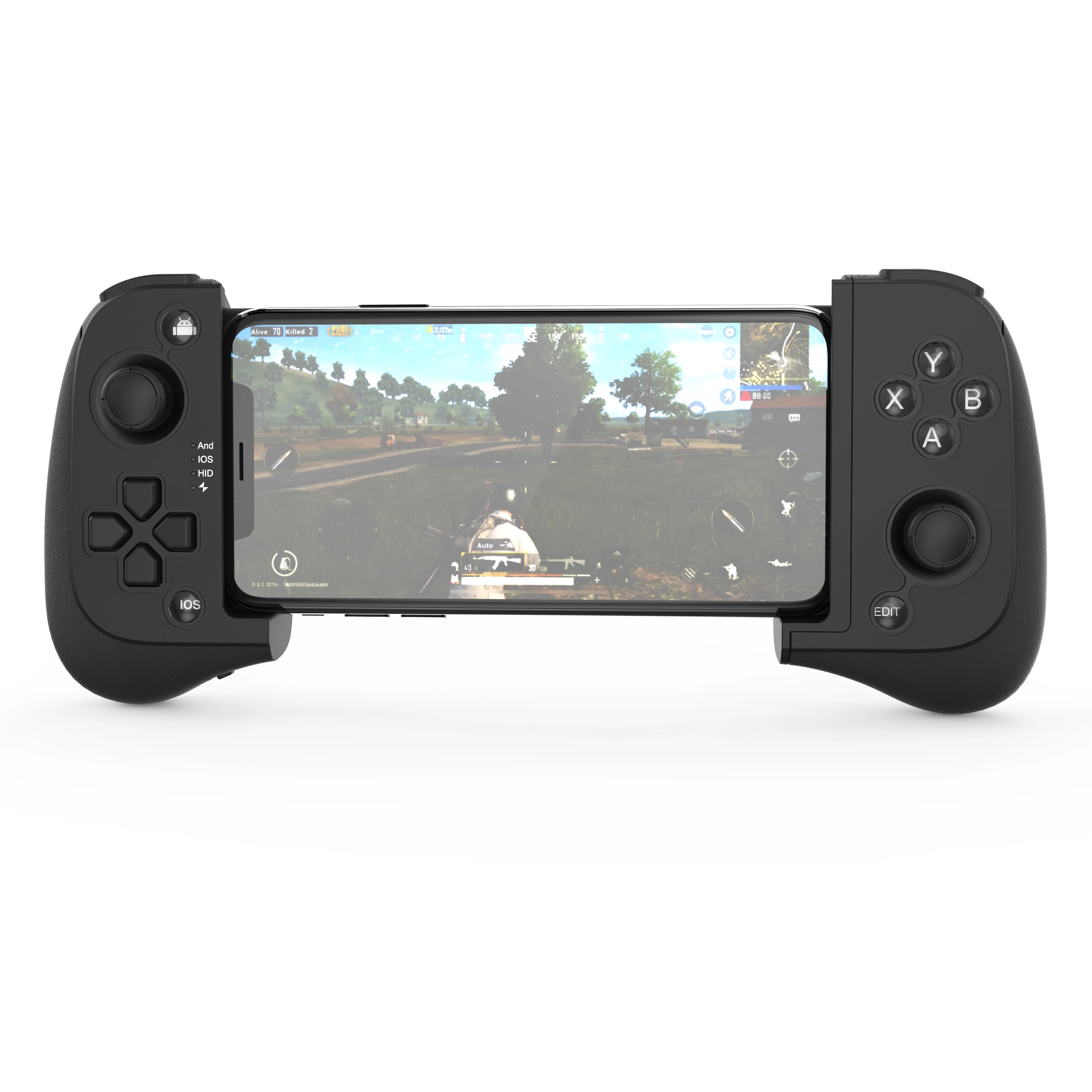 

Wireless mobile gamepad dual vibration game controller for PUBG game mobile controller
