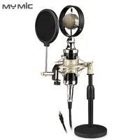 

2019 New model T4Z professional recording studio condenser microphone with desktop stand