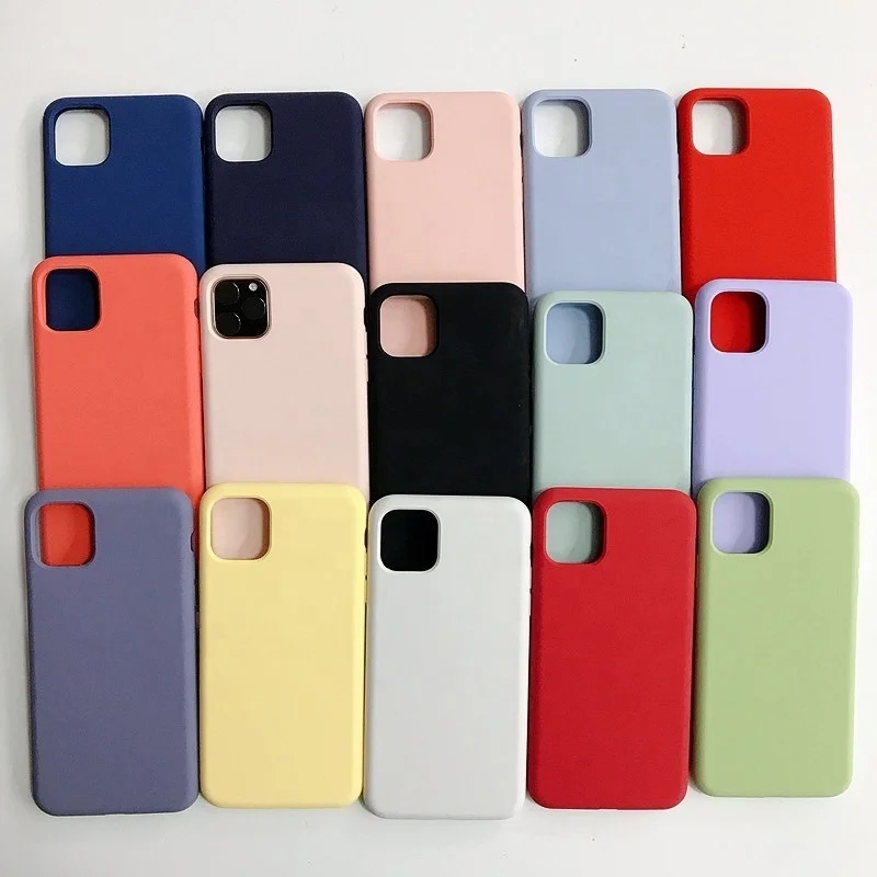 

OEM logo Official original 2021 mobile phone Slim liquid silicone soft back Case cover For iPhone 6 6s 7 8 plus X Xr Xs max Xi, Multi. (black , pink , white , green ,blue etc .)