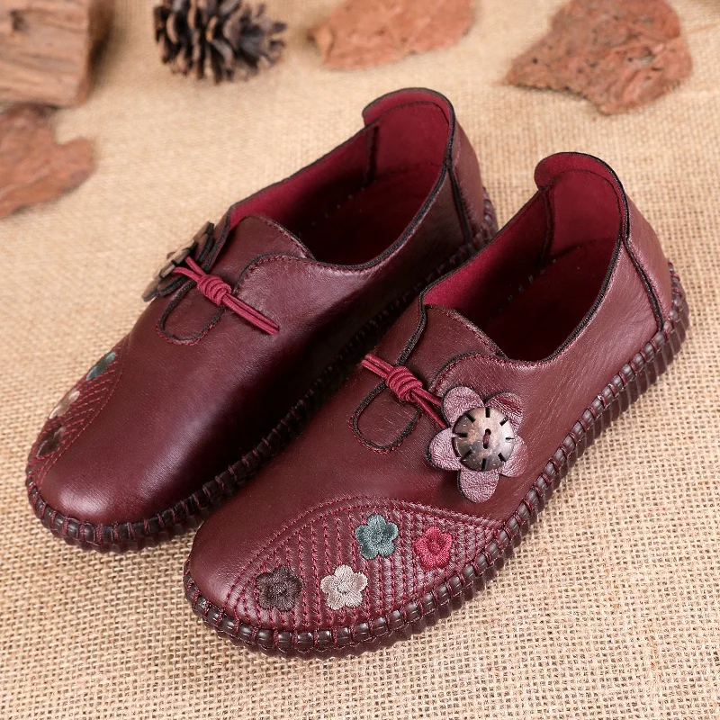 

G-2173 Women Artificial leather flats shoes casual shoes low price women loafers shoes flat women, Black/red