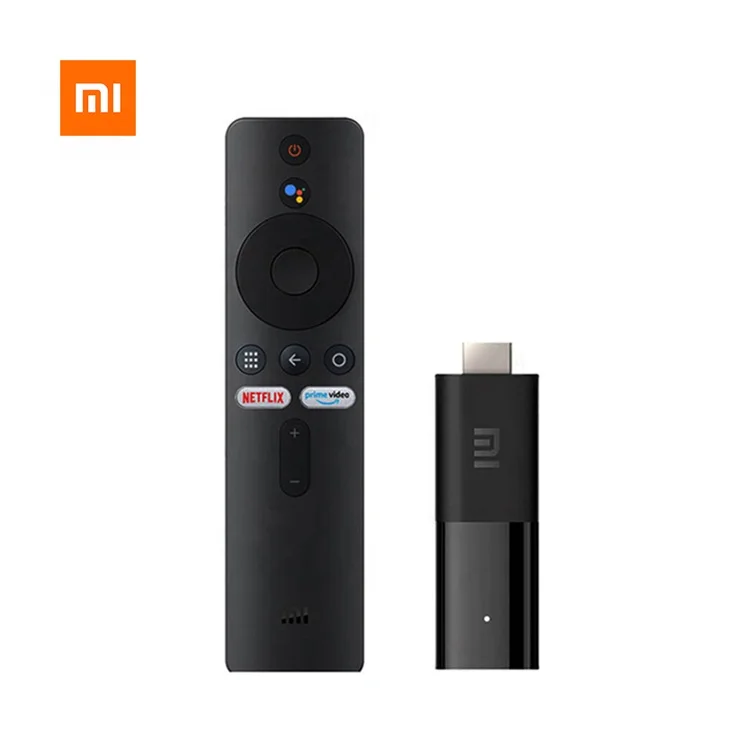 

Global Version Xiaomi Mi TV Stick 1GB RAM 8GB ROM Android TV 9.0 Smart 1080P Google Assistant Wireless 4.2 Mini TV Dongle Wifi, Black