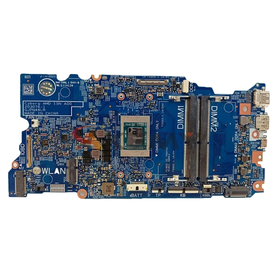 

Original Laptop motherboard For DELL 5515 Celeron R7 CPU Mainboard CN-0KDKG8 0KDKG8 203076-1 test 100%