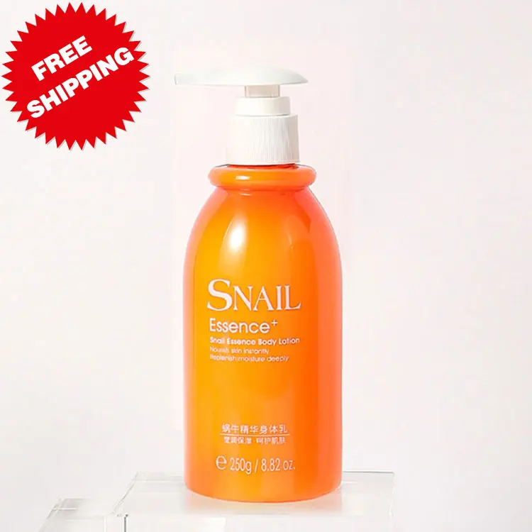 

Wholesale snail body lotion 250g moisturizing and hydrating women skin care lotion, Various colors