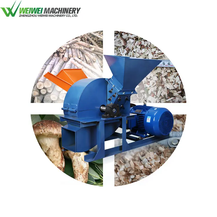 Weiwei Grinder Wood Saw Dust Making Machine/garden Waste Tree Branches