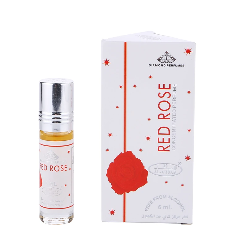 

JYOLU442 Red Rose 6ml roll-on concentrated oil perfumes mini arabic fragrances