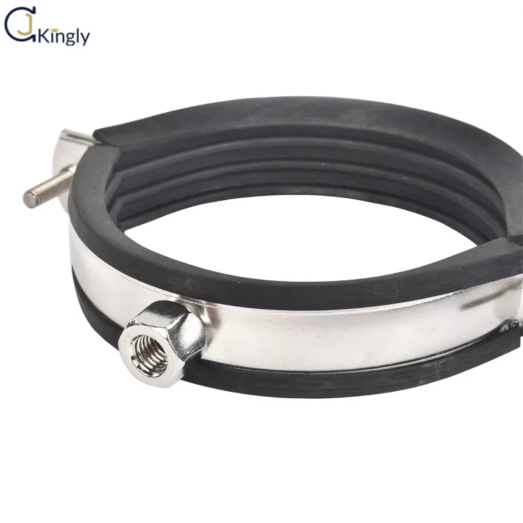 Customized Pipeline Sleeve Clamp,Galvanized Steel Pipe Holding Clamp