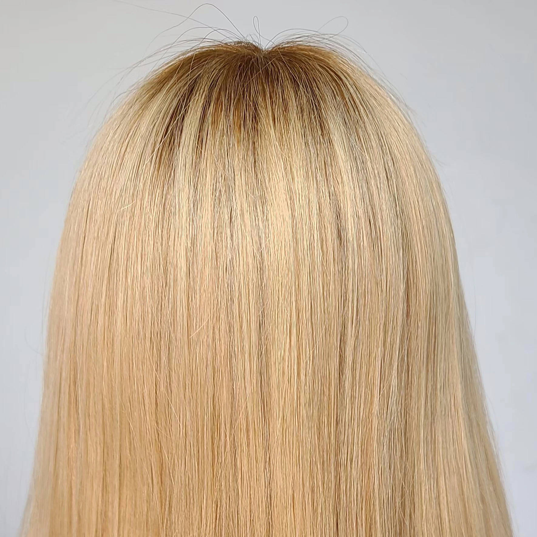 

Quick Shipping Luxury 100% Human Hair Medical Wig With Silk Top Full Lace Wig