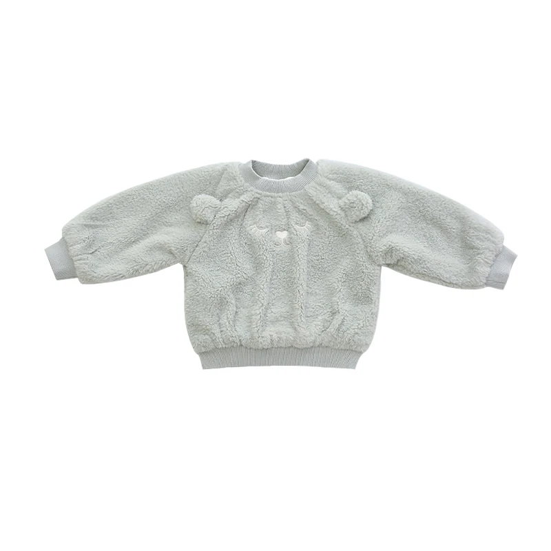 

Sweater Fleece Pullover O-neck Long Sleeve Winter Hoodie Home Clothes Lovely 1-5 Year Old Girl Baby Clothes
