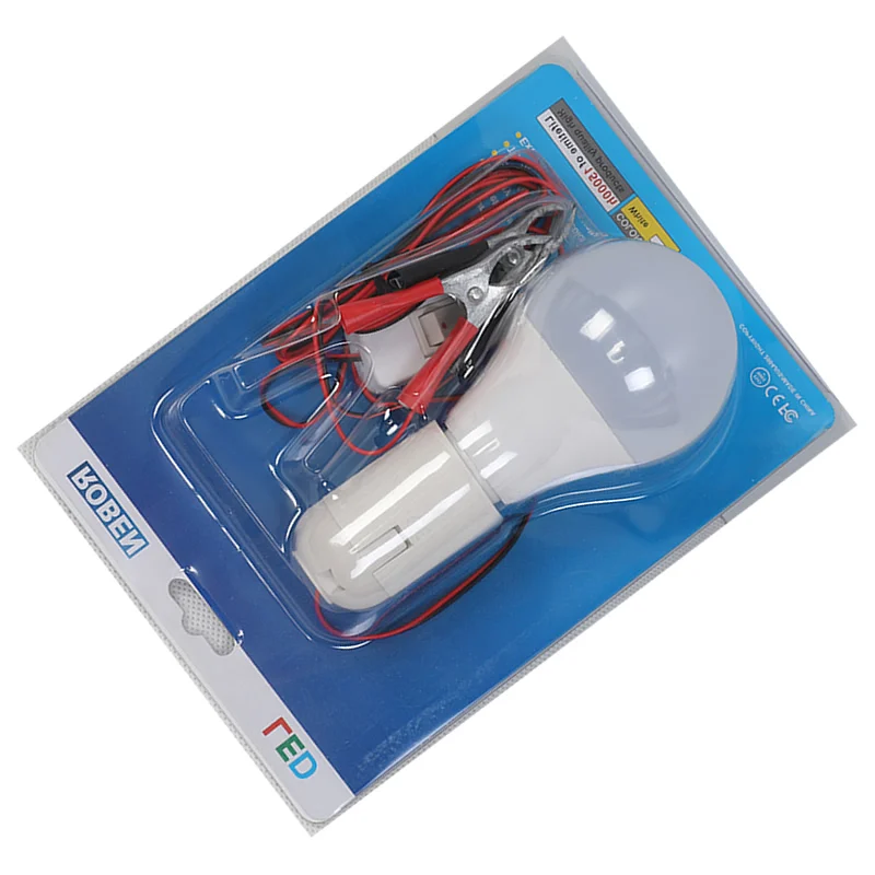 new solar 12v bulb light b22 B27 With 2 m wire and switch button for night market lighting