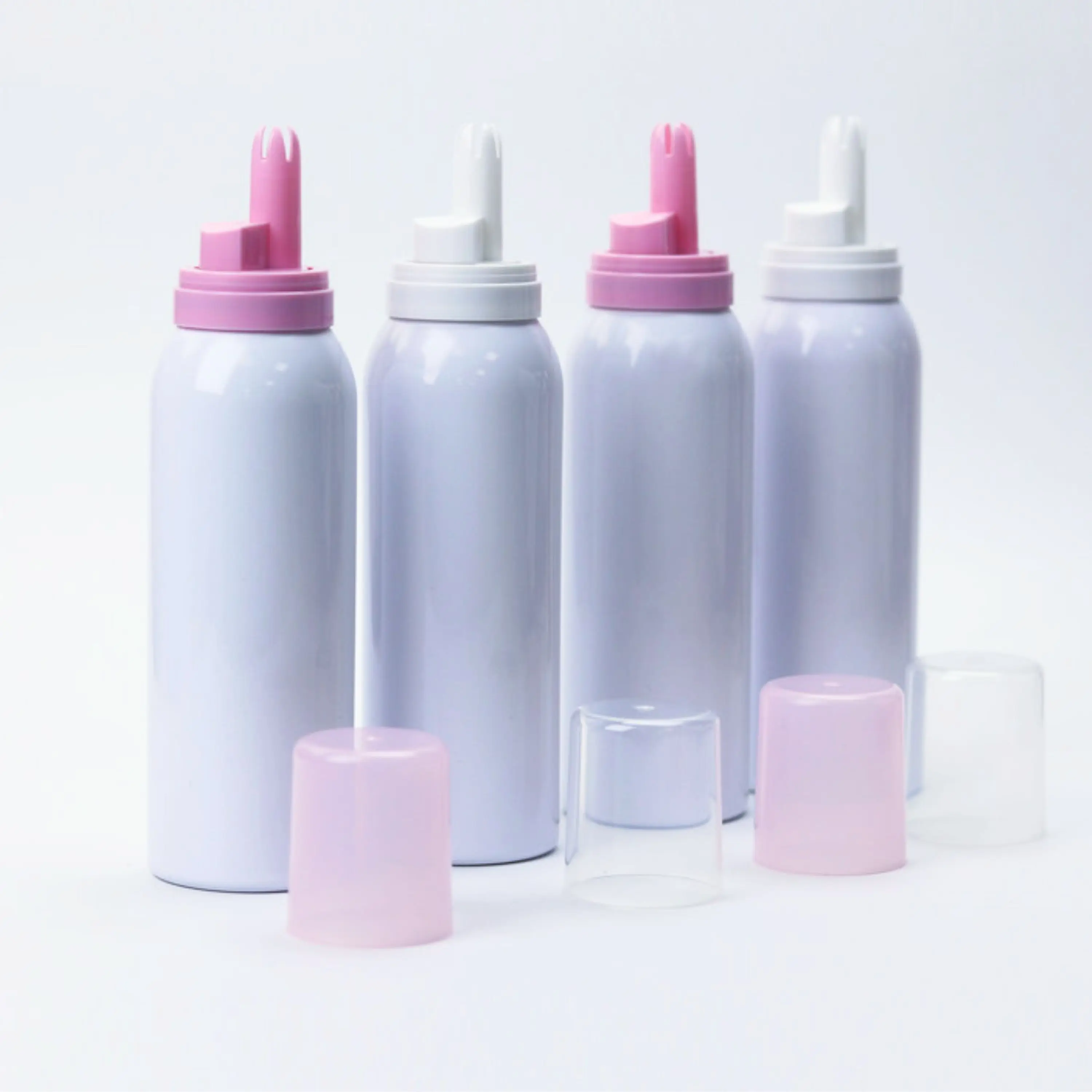 Hot Sale Stock Transparent Frosted Pink Black Lash Shampoo Bottle Custom Eyelash/face Cleaning Foam Pump Bottle