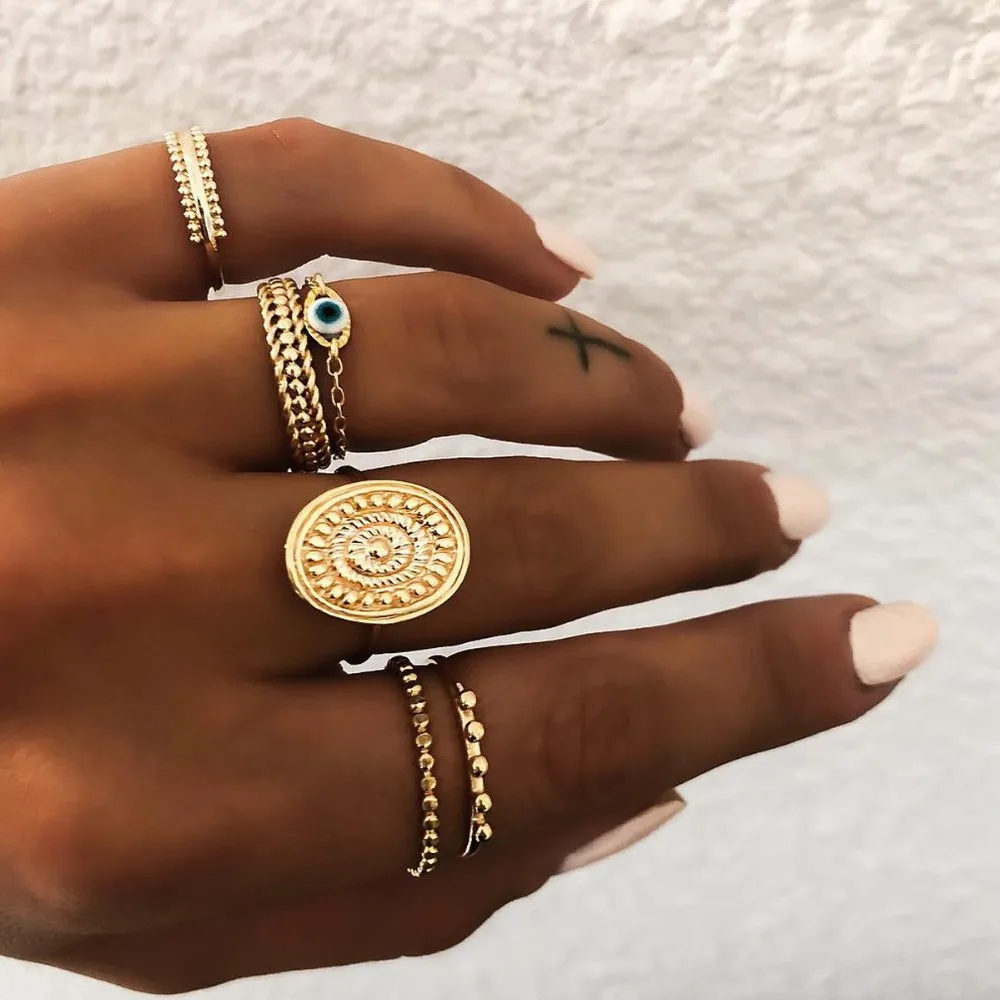 

Fashion gold jewellery ring set for women Wholesale N209203, Silver