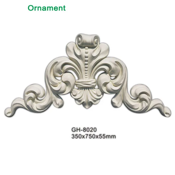 

Polyurethane Art Ceiling Corners Floral Acanthus Scrolls, White, gold, silver,bronze, champagne, custom made etc