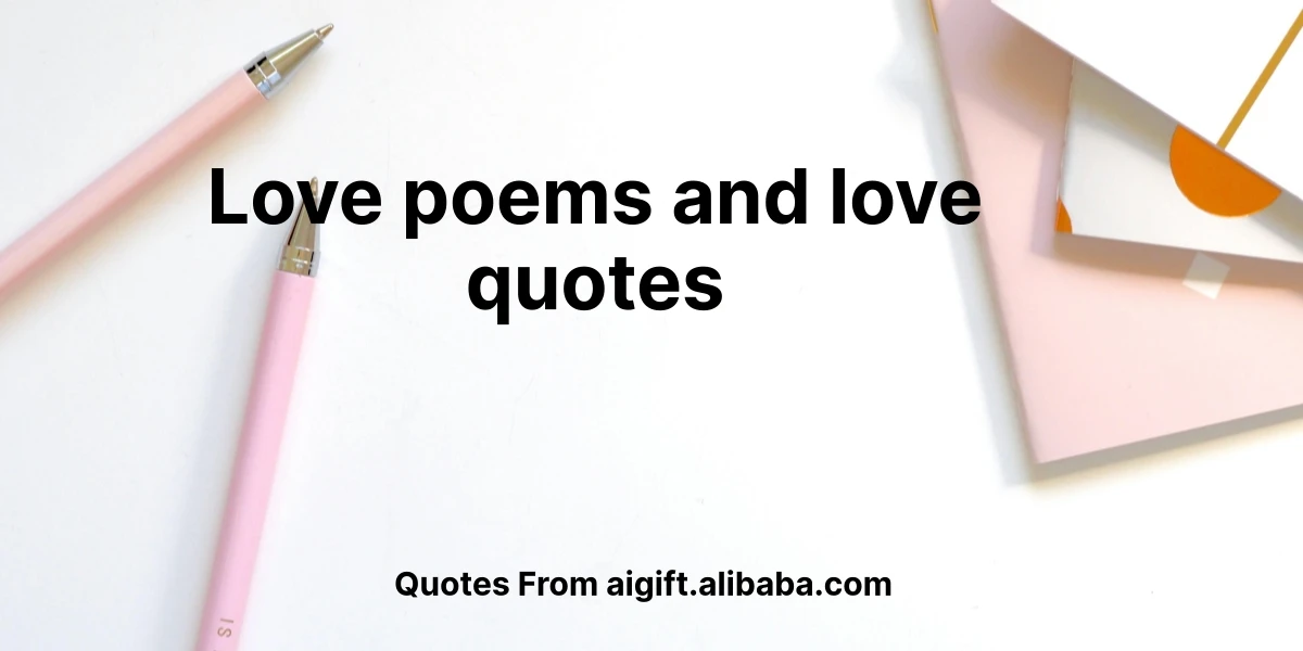 love poems and love quotes