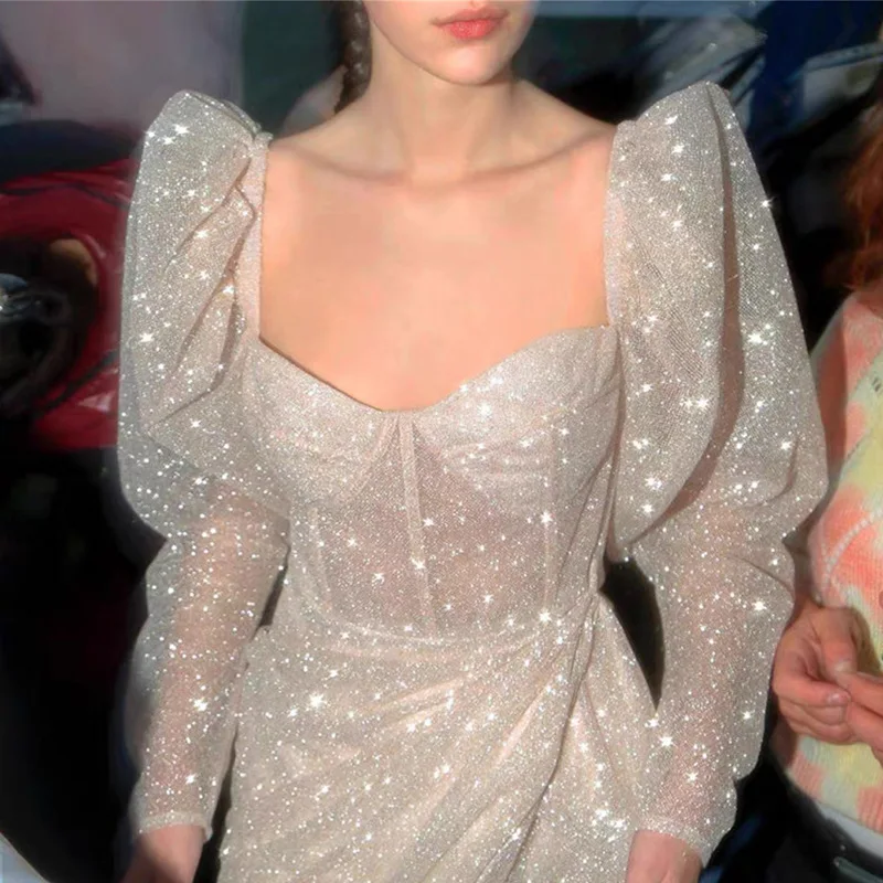 

Real Velvet Fabric Type Appliqued Technics 2 Size Evening Dresses