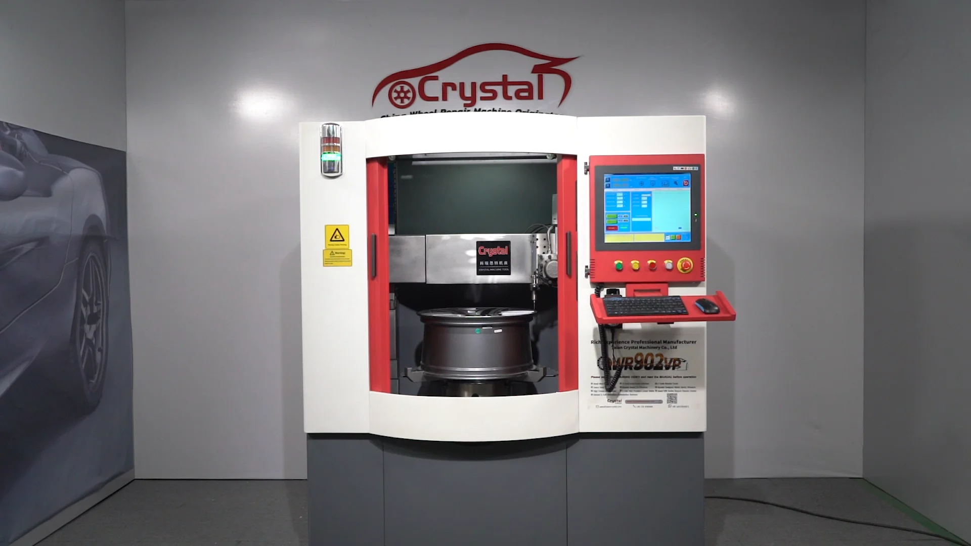 Newest Diamond Cutting Cnc Wheel Lathe Alloy Wheel Repair Rim Polishing