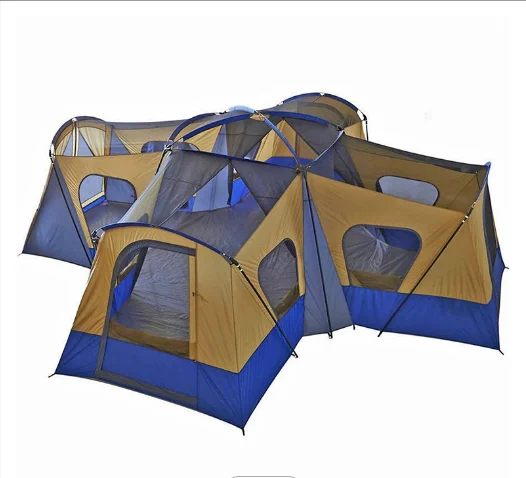 

Wholesale Camping Tent 14 Person 12 4 Rooms Family Large Luxury Custom Camping Tent