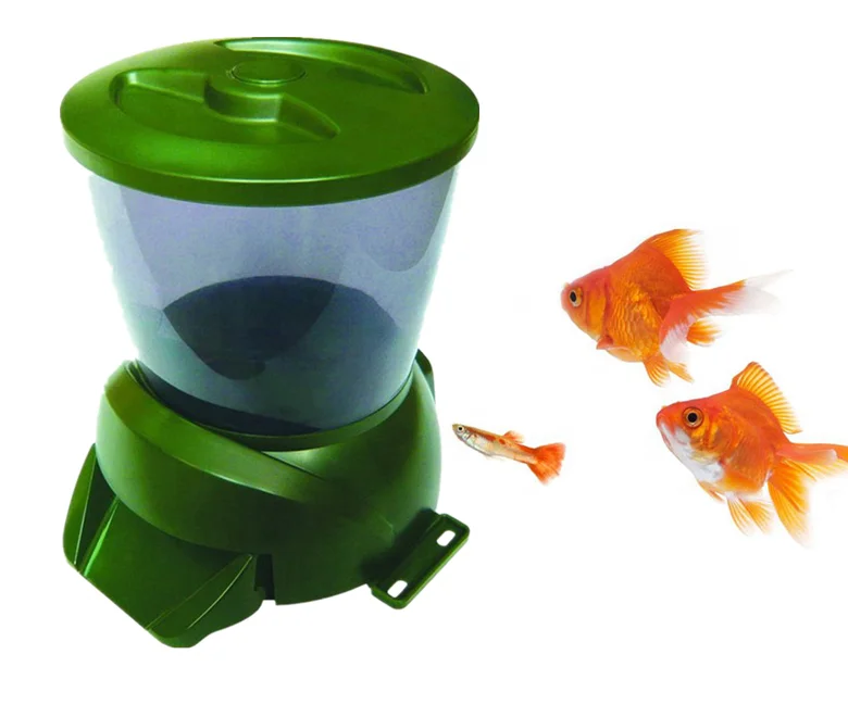 Automatic Pond Aquarium Tank Digital Fish Feeder With Large