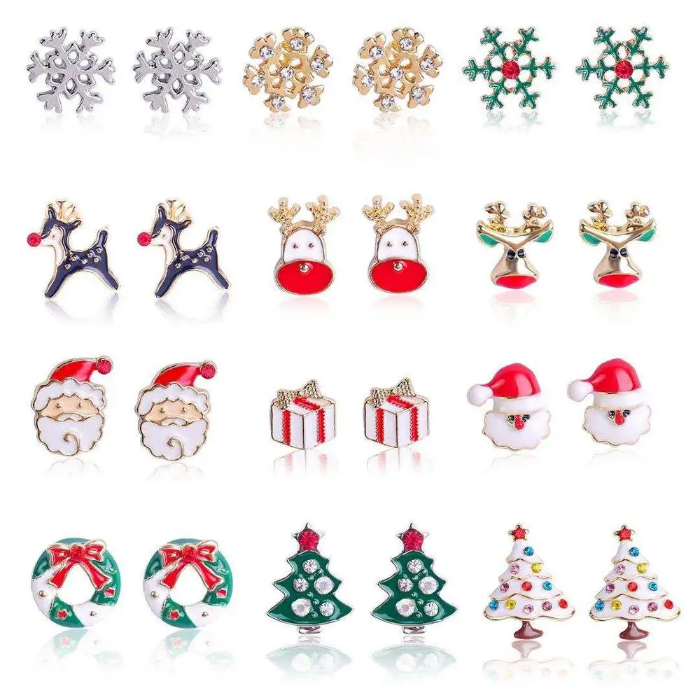 

Hot Sale Women Christmas Tree Earrings