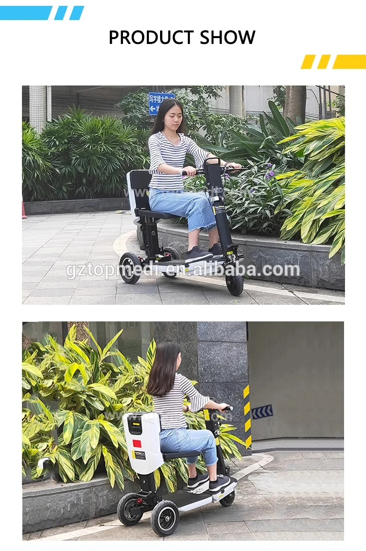 Ready To Ship! Support Quick Delivery! Topmedi Folding Lightweight Mobility Electric Luggage