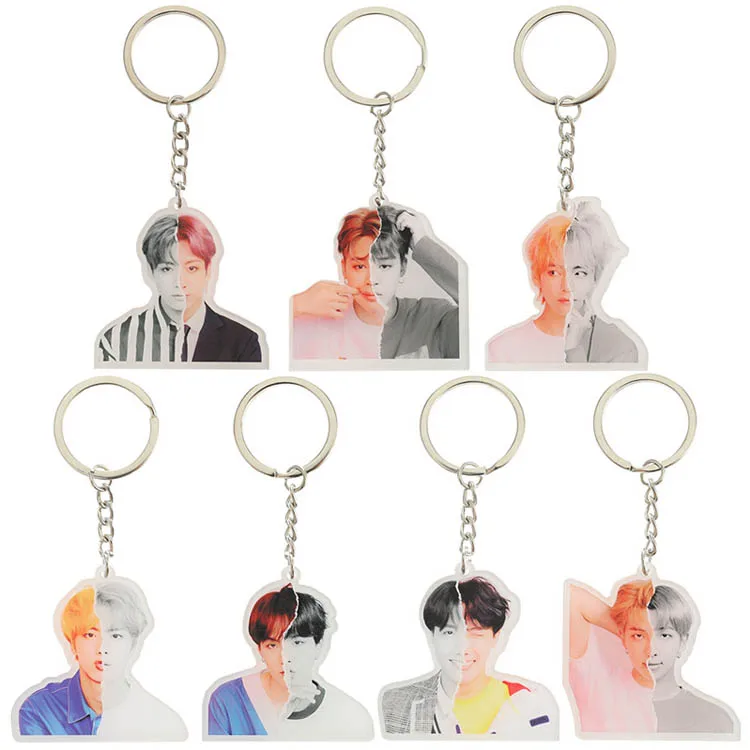 China Supplier Custom Hard Enamel Acrylic Keychain Kpop Bts Stars Twice ...