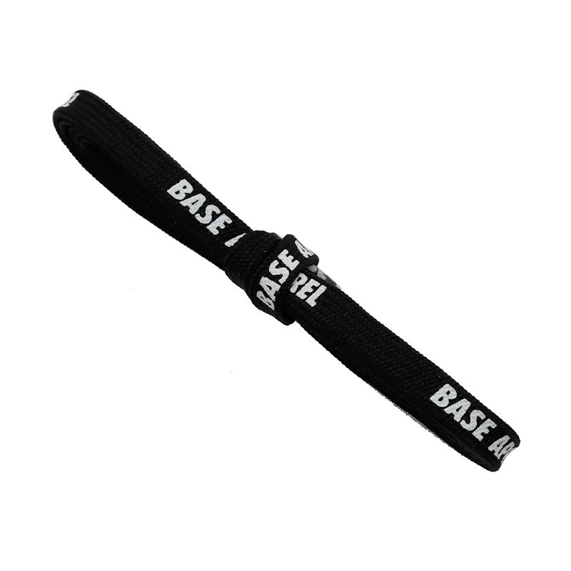 

Weiou Shoelace Factory Printed Customized Katakana High quality wholesale factory Flat Cotton Elastic Shoelaces For Shoes