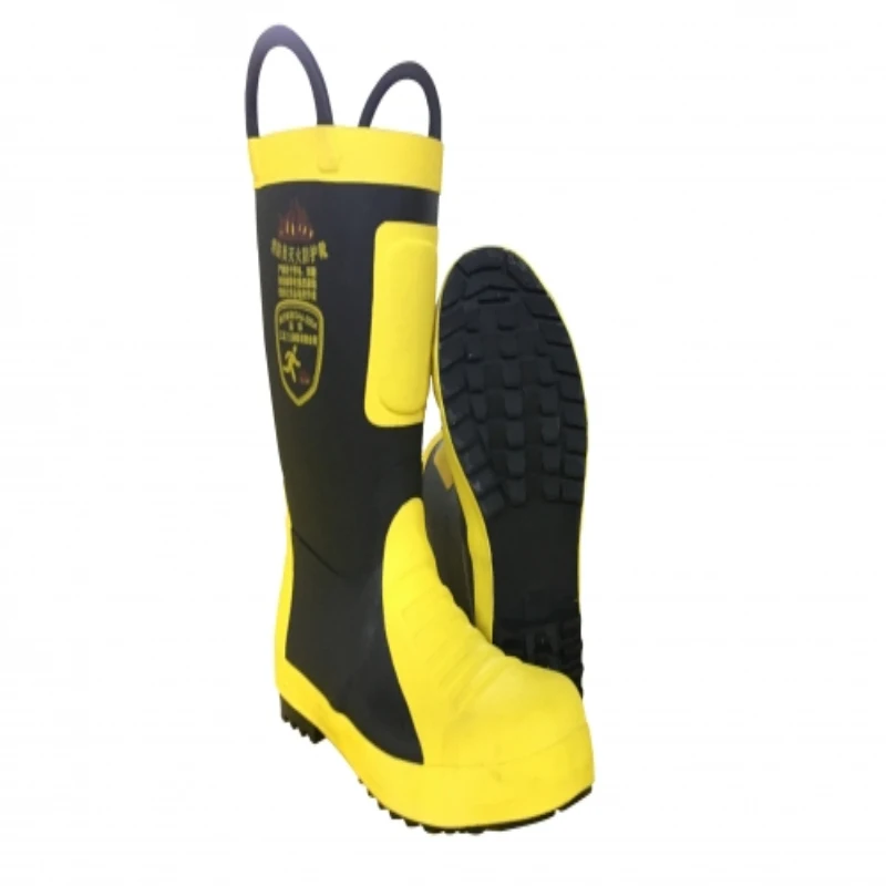 

3C Approved Yellow Color Rubber Fire Resistant Firefighter Safety Boots
