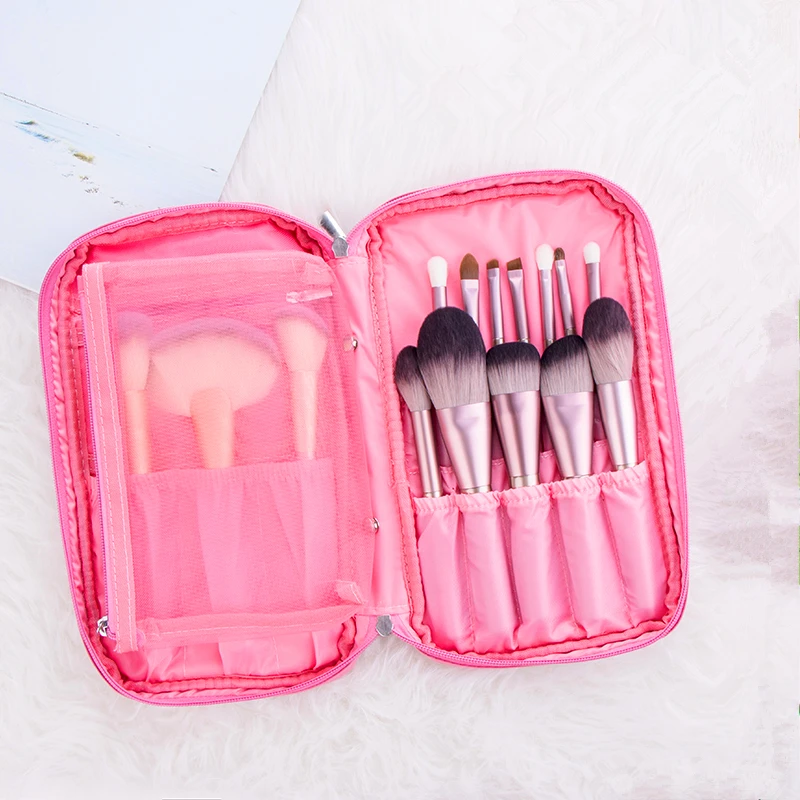 

Cheap Pink Custom Makeup Brush Packaging Box