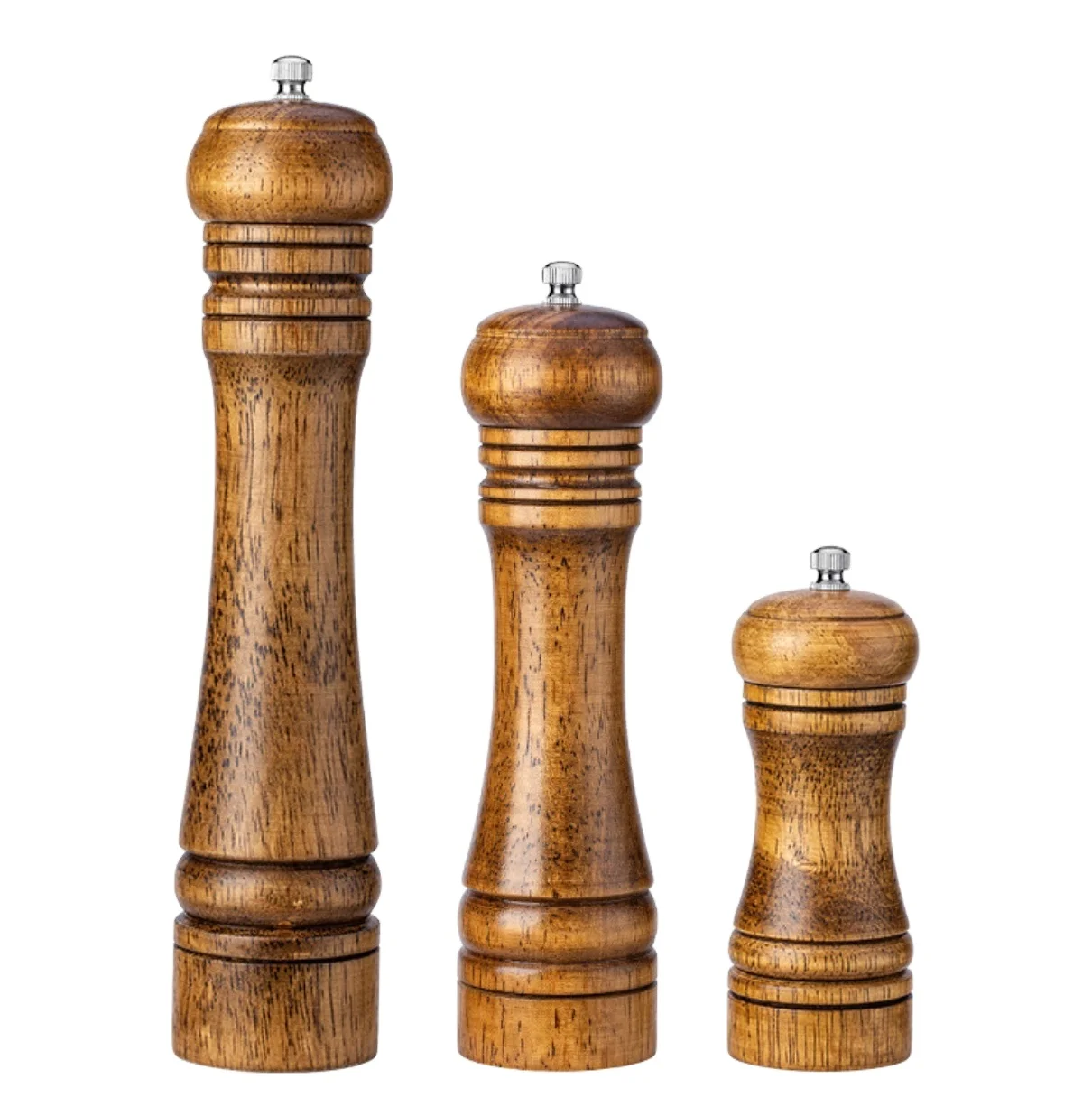 

Ceramic Core Solid Wood Kitchen Pepper Mill Salt And Pepper Grinder