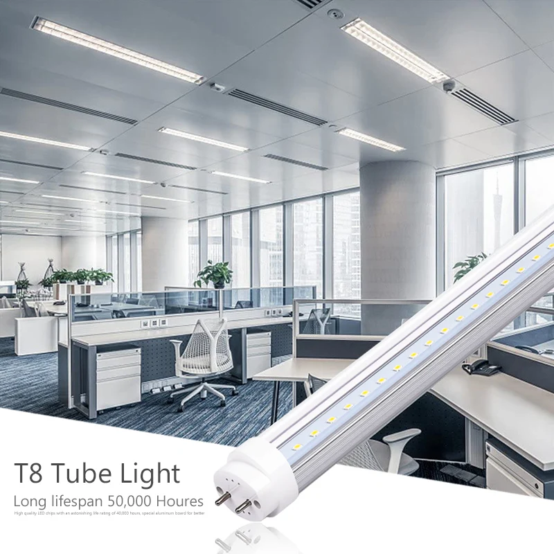 ETL G13 4Ft 5Ft 1200mm 18W 22W Replacement Price LED T8 Tube Lighting Fixture, High Brightness Aluminum 150cm Fluorescent lamps
