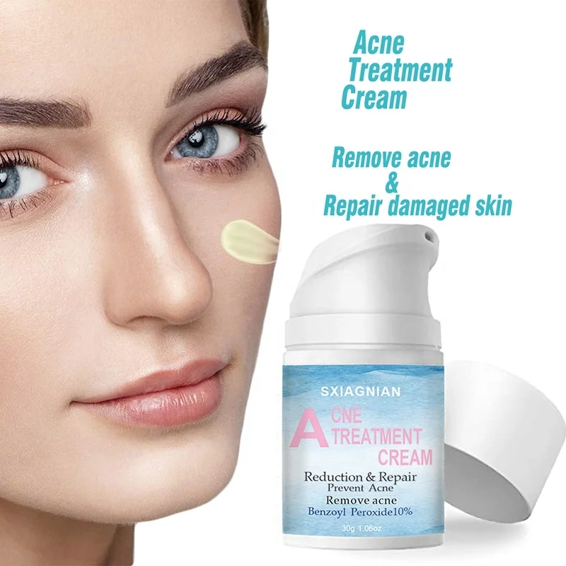 

30g benzoyl peroxide 10% best pimple remove cream acne treatment cream oem for acne bleaching acne cream