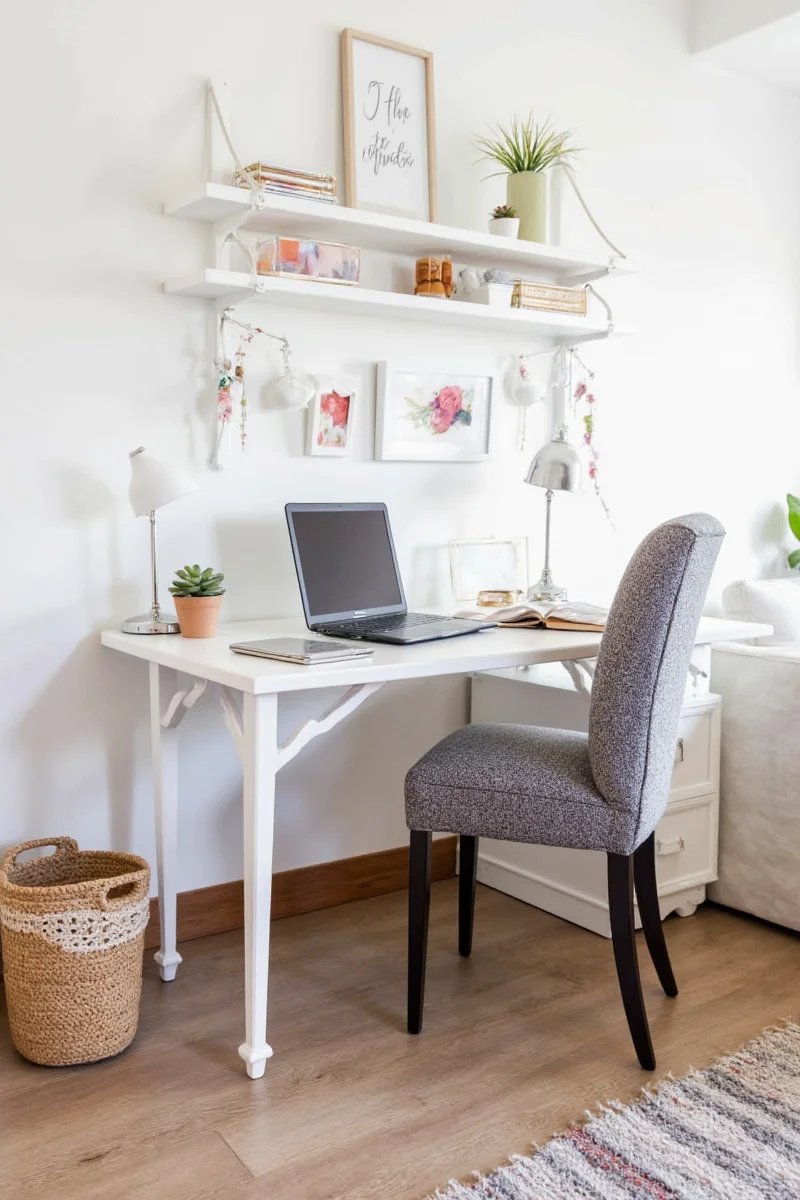 Smart storage solutions for family desks