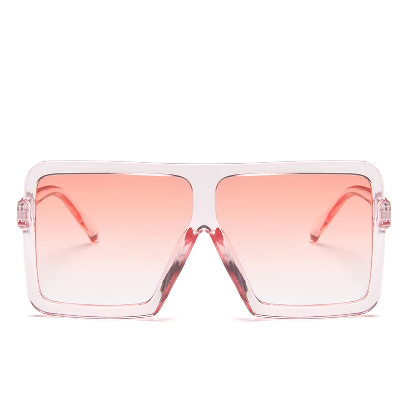 

2021 Super Hot Square Oversized Shades Sunglasses For Boys And Girls big size sun glasses