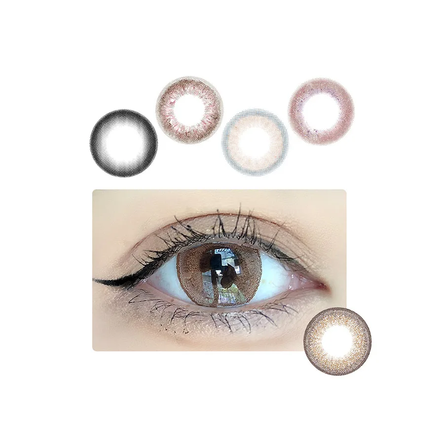 

2021 NEW lens for eyes contact lenses 1 year colour contact lenses fashion contact lenses, 5 colors