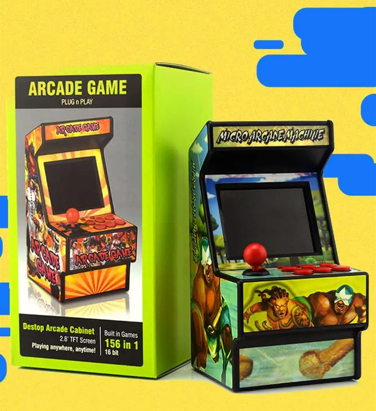 Builtin 156 Childhood Mini Arcade Handheld Game For Kids Retro Mini