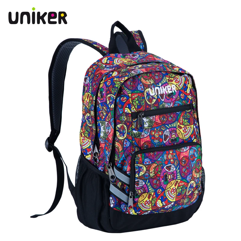 

UNIKER Children School Backpack Bags Mochila For Kid Girl Teenagers, Colorful