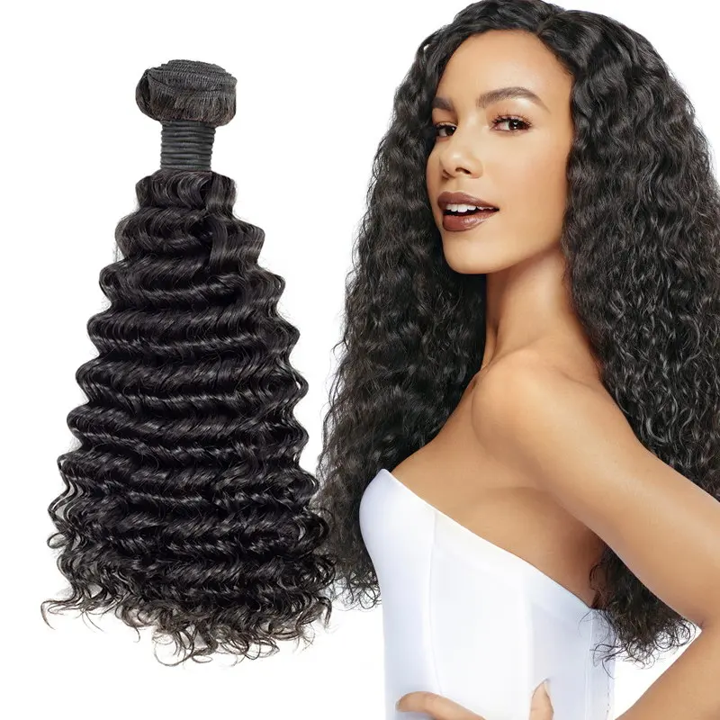 

Wholesale packaging boxes custom logo extension wraps virgin mink brazilian hair bundles