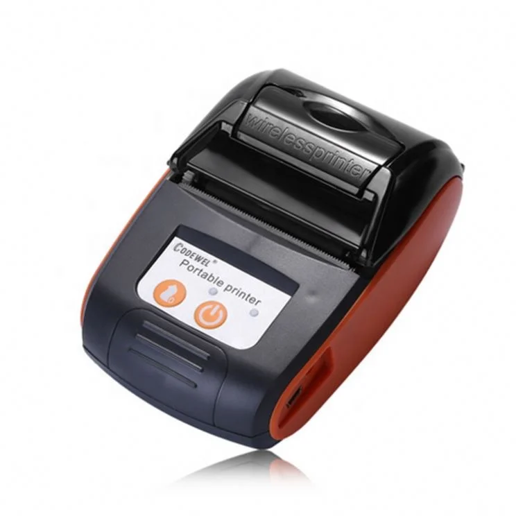 

58mm mini portable thermal printer with battery Goojprt pt-210 Barcode printers, Black,white,red