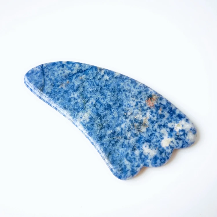 

natural Blue Spot Jasper gua sha crystal gua sha stone