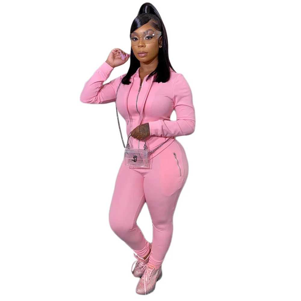 

Dress 2021 Stack jogging hoodie workout legging outfits pants womens two piece sets, Picture shows