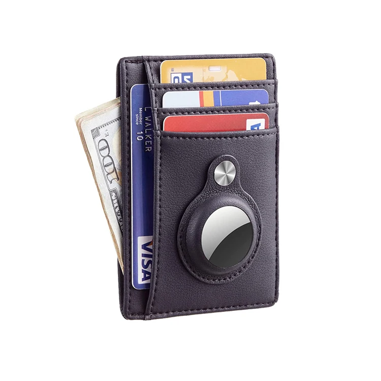 

Mherder slim card holder for man walet leather wallet with airtag case protector, Accept customized