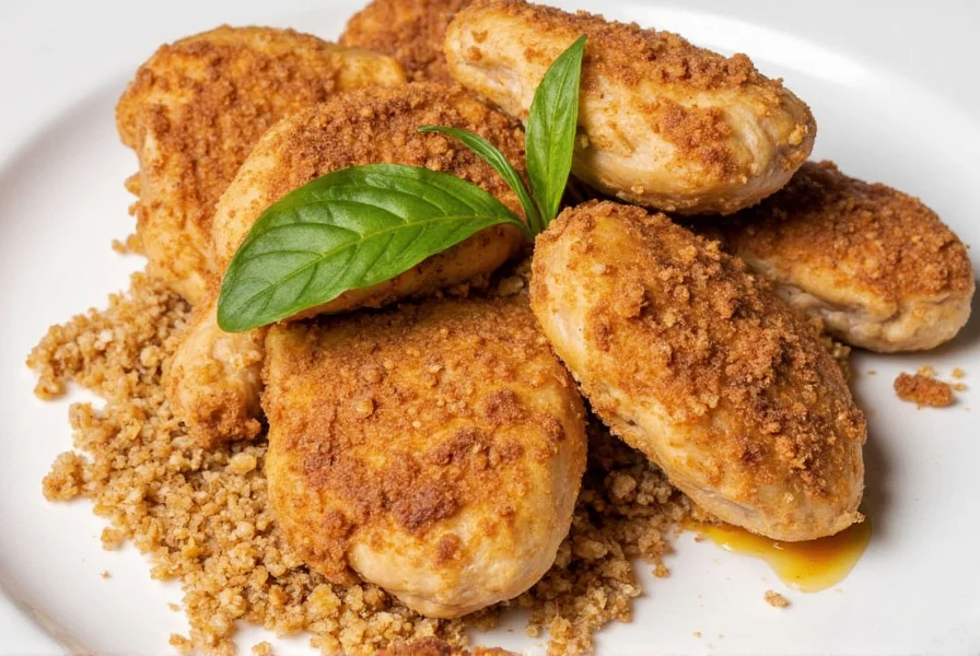 Five spice powder recipe chicken on a plate